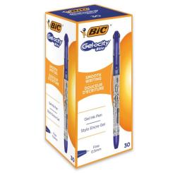 Ручка гелевая Bic Gel-Ocity Stic, синій Фото 1