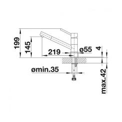 Смеситель Blanco KANO БІЛИЙ Фото 2
