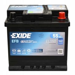 Аккумулятор автомобильный EXIDE START-STOP EFB 55A Фото 1