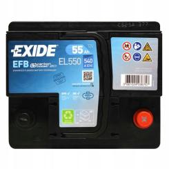 Аккумулятор автомобильный EXIDE START-STOP EFB 55A Фото 3