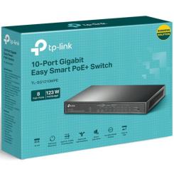Коммутатор сетевой TP-Link TL-SG1210MPE Фото 3