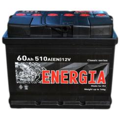 Аккумулятор автомобильный ENERGIA 60Аh Фото