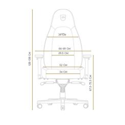 Кресло игровое Noblechairs Icon White/Black Фото 4
