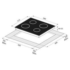 Варочная поверхность Freggia HCE640E2B Фото 5