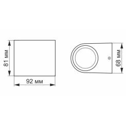 Светильник Videx LED AR031 IP54 3W 2700K Фото 2