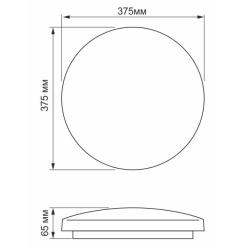 Светильник TITANUM LED 32W 5000K Орбита Фото 2