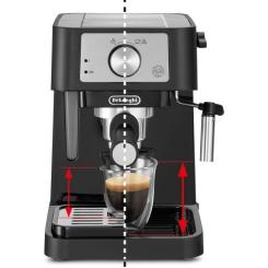 Рожковая кофеварка эспрессо DeLonghi EC260BK Фото 4