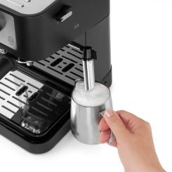 Рожковая кофеварка эспрессо DeLonghi EC260BK Фото 5