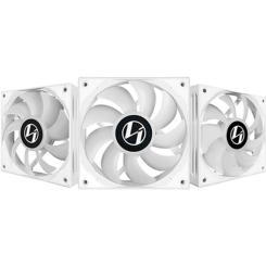 Кулер для корпуса Lian Li ST120-3 Triple White Фото 1