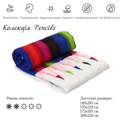Одеяло Руно силиконовое Pencils облегченное 200х220 см Фото 2