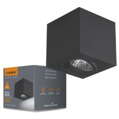 Светильник точечный Videx под лампу GU10 SPF01 черный накладной Фото 2