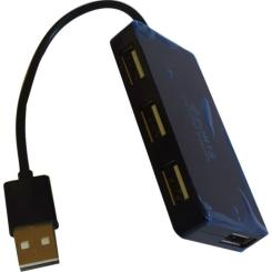 Концентратор Atcom USB TD4005 4port black Фото 1