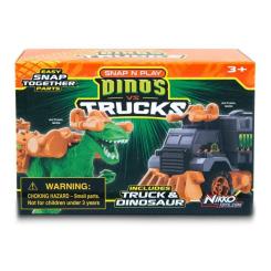 Игровой набор Road Rippers машинка і зелений динозавр Фото 1