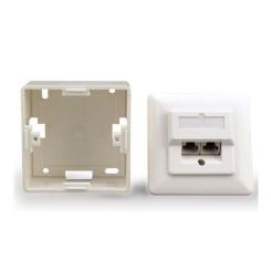 Компьютерная розетка Cablexpert RJ45x2 FTP cat.6 Фото 1