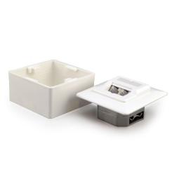 Компьютерная розетка Cablexpert RJ45x2 FTP cat.6 Фото 2