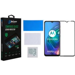 Стекло защитное BeCover Motorola Moto G20 Black Фото 2