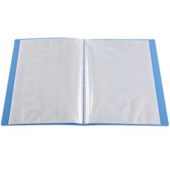 Папка с файлами Comix А4, с 40 файлами, синий Фото 1