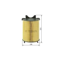 Воздушный фильтр для автомобиля Bosch 1 457 433 576 Фото 4