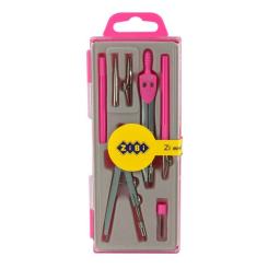 Готовальня ZiBi BASIS 7 предметов, розовый, KIDS Line Фото