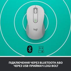 Мышка Logitech Signature M650 L Wireless Off-White Фото 4