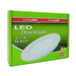Светильник Eurolamp Downlight 4W 4000K Фото 1