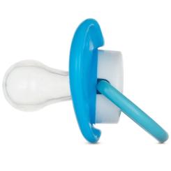 Пустышка Baboo Me To You 0+ мес. синяя Фото 1