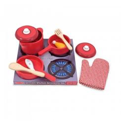 Игровой набор Melissa&Doug дерев'яного посуду Фото 1