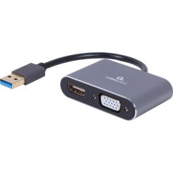 Переходник Cablexpert USB-A to HDMI/VGA Фото
