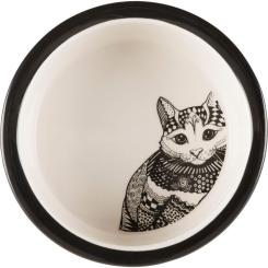 Посуда для кошек Trixie Zentangle 300 мл / 12 см Фото 1