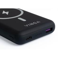 Батарея универсальная Vinga 10000 mAh Wireless Magnetic QC+PD Фото 3