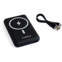 Батарея универсальная Vinga 10000 mAh Wireless Magnetic QC+PD Фото 5