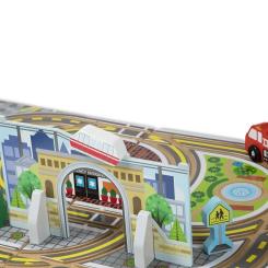 Игровой набор Melissa&Doug деревянный футляр "Город" Фото 2
