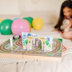 Игровой набор Melissa&Doug деревянный футляр "Город" Фото 4