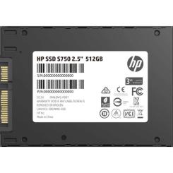 Накопитель SSD HP 2.5" 512GB S750 Фото 3