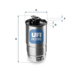 Фильтр топливный UFI 24.427.00 Фото