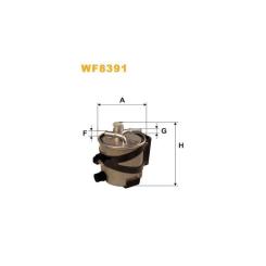 Фильтр топливный Wixfiltron WF8391 Фото