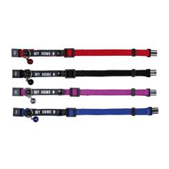 Ошейник для животных Trixie My Home нейлон с адресником Фото