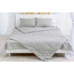 Одеяло MirSon бавовняна Літня №2352 Light Gray 110x140 Фото