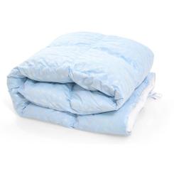 Одеяло MirSon пуховое 1855 Bio-Blue 90 пух Зима+ 220x240 Фото