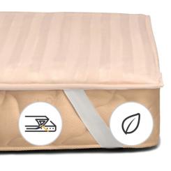Наматрасник MirSon Саrmela з тенсел (Modal) 326 90x200 см Фото
