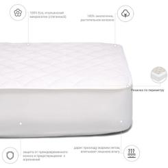 Наматрасник MirSon хлопковый Стандарт Cotton 261 180x200 см Фото 2