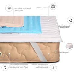 Наматрасник MirSon шерстянной Royal Pearl Woollen 247/3 80x190 см Фото 2