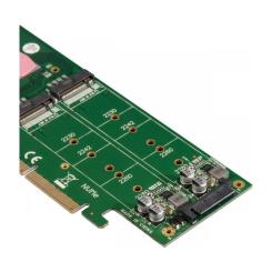Плата расширения Frime PCI-E-4хM.2, ASM2824 Фото 1