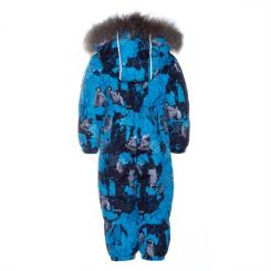 Комбинезон детский Huppa BEATA 1 31930155 блакитний з принтом 86 Фото 1