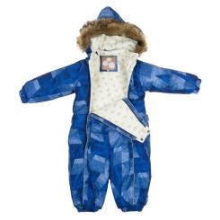 Комбинезон детский Huppa REGGIE-1 1 36020130 синій з принтом 68 Фото 3