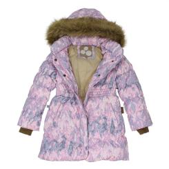 Пальто детское Huppa GRACE 1 17930155 cветло-розовый с принтом 122 Фото 3