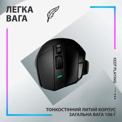 Мышка Logitech G502 X Plus Wireless Black Фото 7