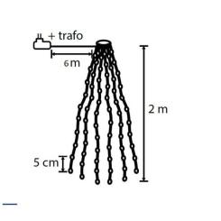 Гирлянда Luca Lighting Конус 2м 480 LED теплый белый Фото 4