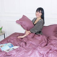 Постельное белье MirSon Satin 30-0008 SmokyPink 160х220 Сімейний Фото 7