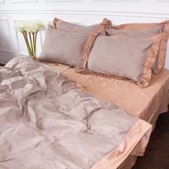 Постельное белье MirSon Satin Жаккард Golden wheat 175х210 Фото 9